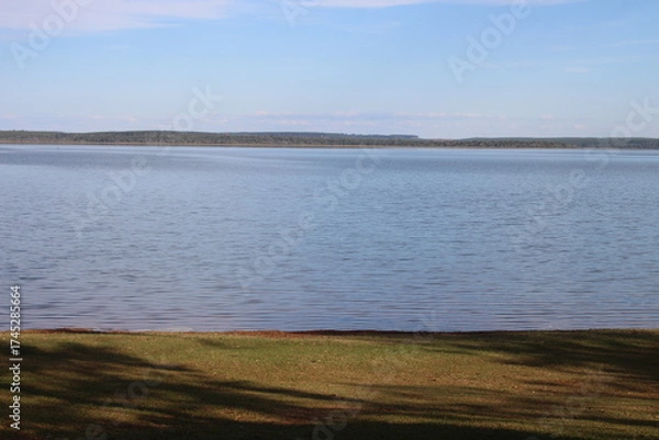 Fototapeta Waterfalls and rivers in the Amazon rainforest
