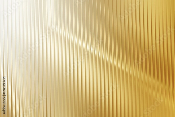 Obraz Golden textured background with vertical stripes and soft light effects