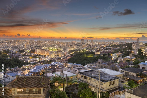 Obraz Naha, Okinawa, Japan City Skyline