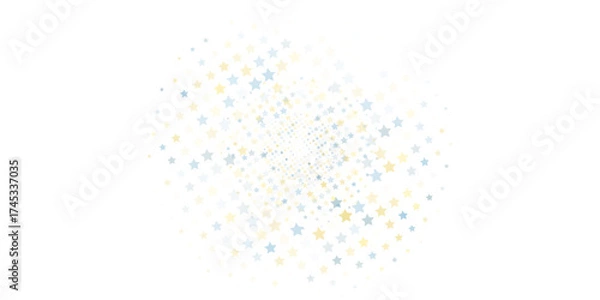 Fototapeta Vector abstract blue background frame of geometric shapes dynamic. simple art modern texture design templte poster