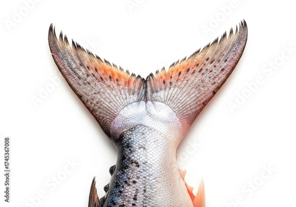Obraz Fish Tail on White

