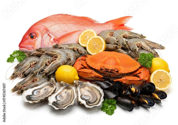 Obraz Fresh Seafood Abundance

