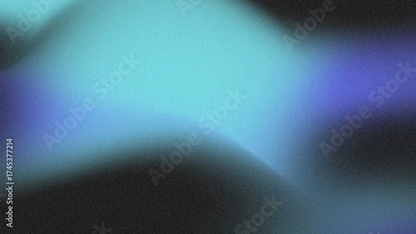 Obraz abstract blue purple ethereal grain light forms. abstract background. graphic design project background. glowing luminous energy effect. grain motion graphic gradient.