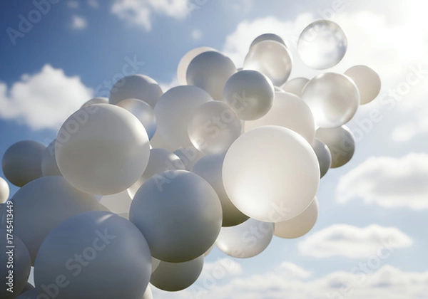 Obraz balloons in the sky