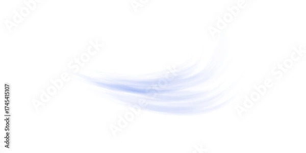Fototapeta Blue Cool Wind Effect with Circular Twirl and Dynamic Spiral Movement