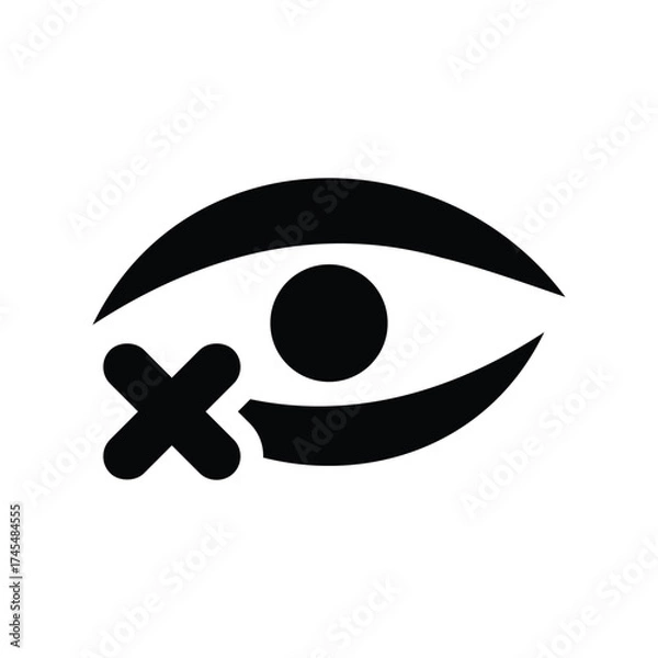 Obraz Vision loss icon