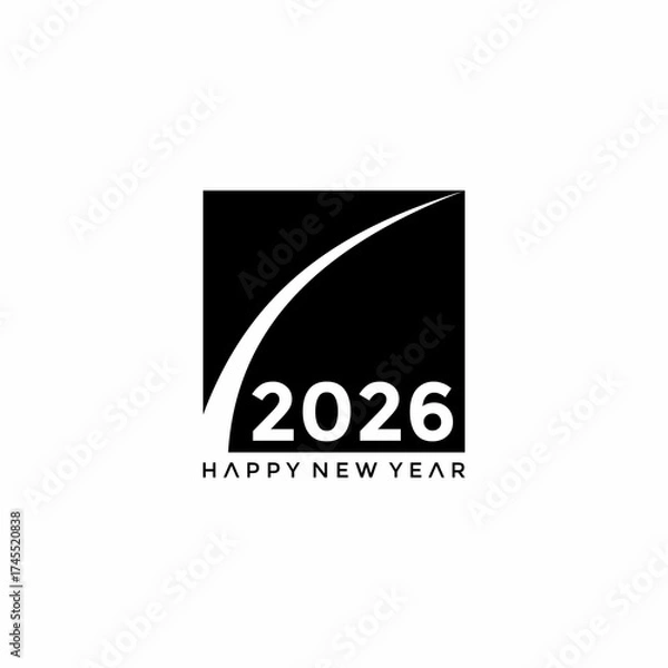 Fototapeta happy New Year 2026	