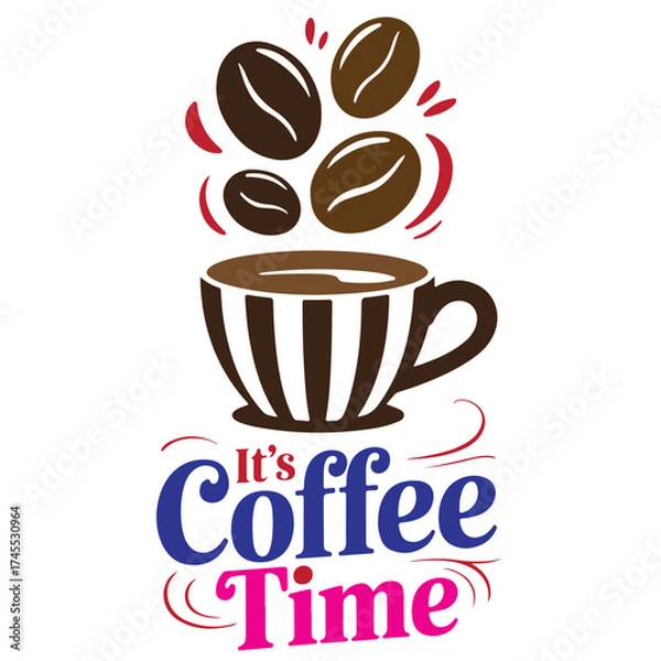 Obraz Coffee Time Digital Art Print