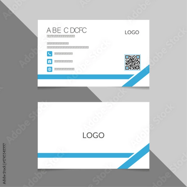 Obraz Semple Premium Business Card Layout 