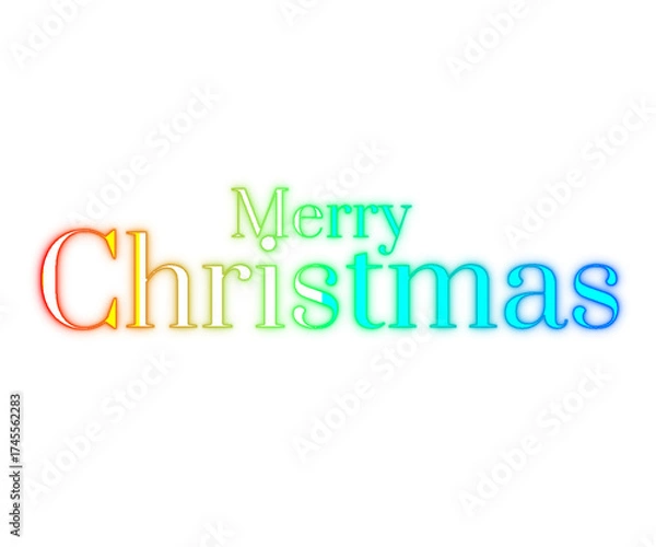 Fototapeta Merry christmas calligraphy png transparent background or isolated on white background or merry christmas text design transaparent png	
