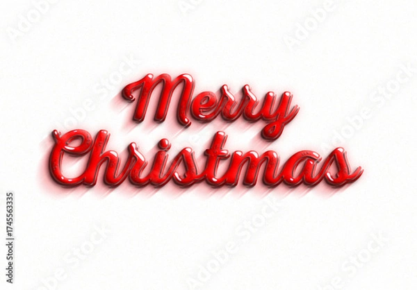 Fototapeta Merry christmas calligraphy png transparent background or isolated on white background or merry christmas text design transaparent png	
