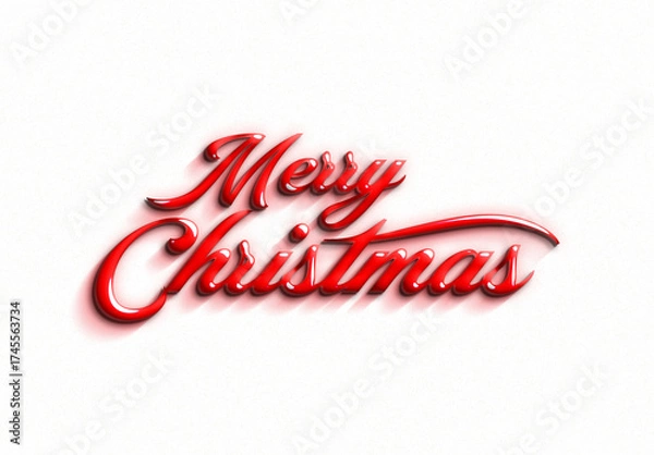 Fototapeta Merry christmas calligraphy png transparent background or isolated on white background or merry christmas text design transaparent png	
