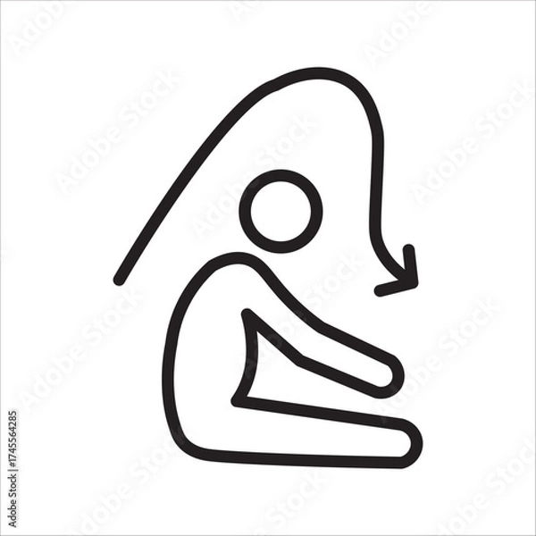 Obraz Stretching icon