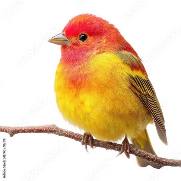 Fototapeta colorful bird png perched bird png tropical bird png songbird png wildlife bird png transparent background image