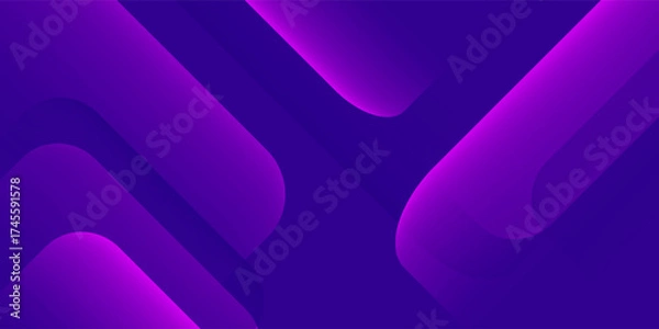 Obraz Abstract geometric banner design background. Dynamic shapes composition. Vector illustration