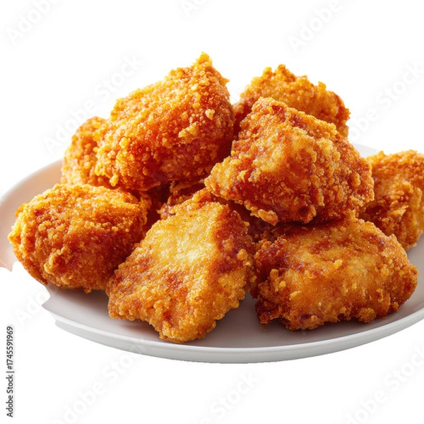 Obraz fried chicken png crispy chicken png chicken pieces png fast food png snack food png transparent background image