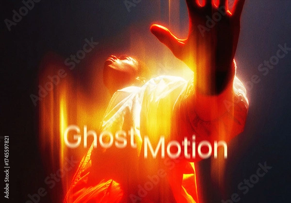 Obraz Ghost Motion Photo Effect Mockup