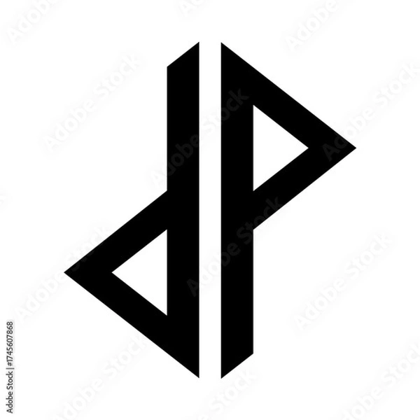 Fototapeta DP Generic Logo Vector Image
