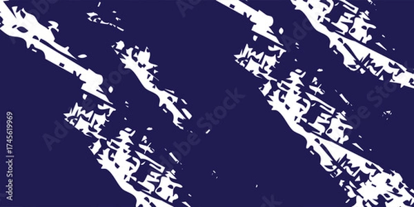 Fototapeta Dots halftone white and blue color pattern gradient grunge texture background. Dots pop art comics sport style modern blue vector eps10