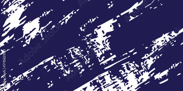 Fototapeta Dots halftone white and blue color pattern gradient grunge texture background. Dots pop art comics sport style modern blue vector eps10