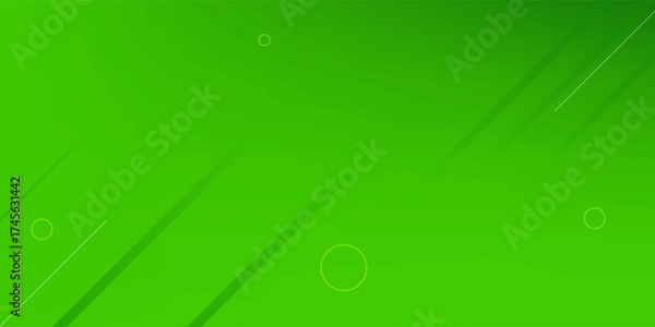 Obraz Green abstract background. Vector illustration