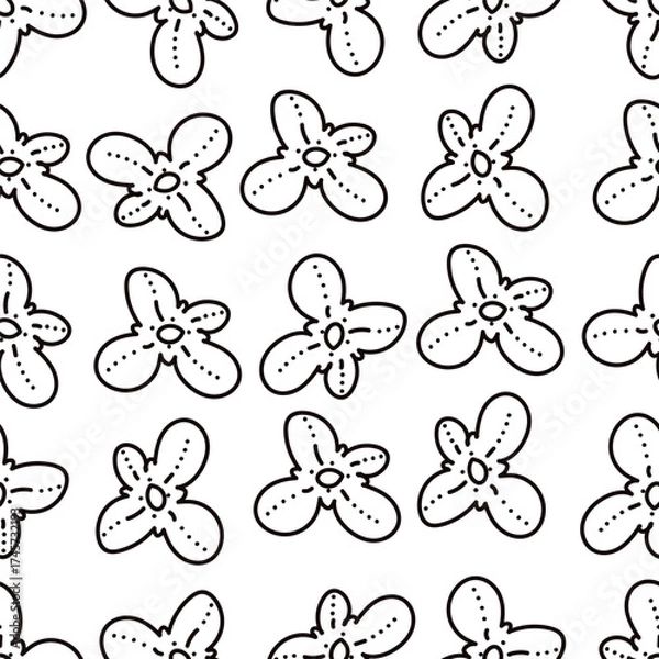 Fototapeta seamless pattern with butterflies