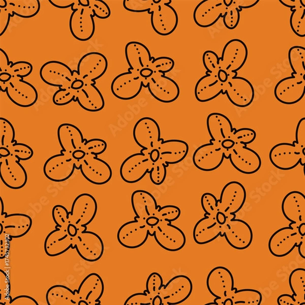 Fototapeta seamless pattern with butterflies