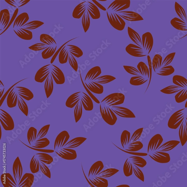 Fototapeta seamless floral pattern
