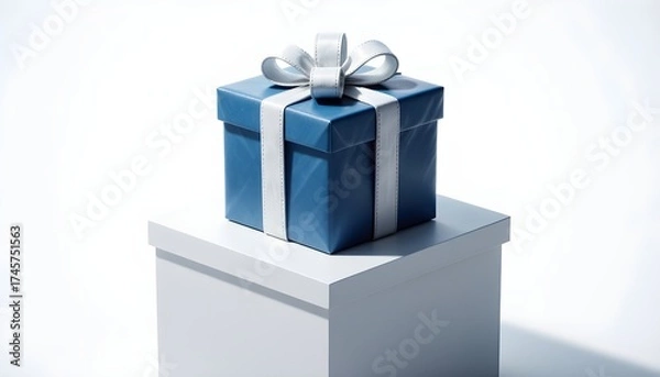 Obraz gift box with ribbon