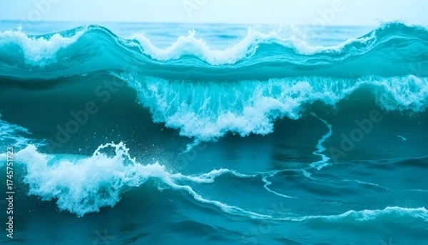 Obraz blue iceberg in the sea