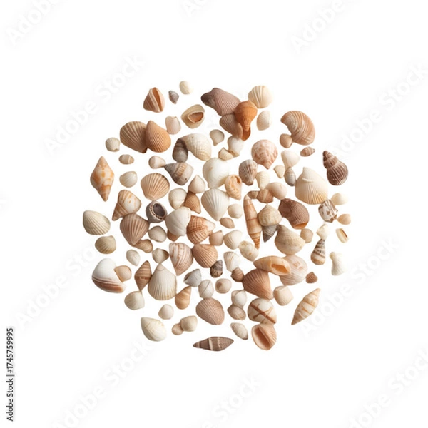 Obraz white beans isolated on white