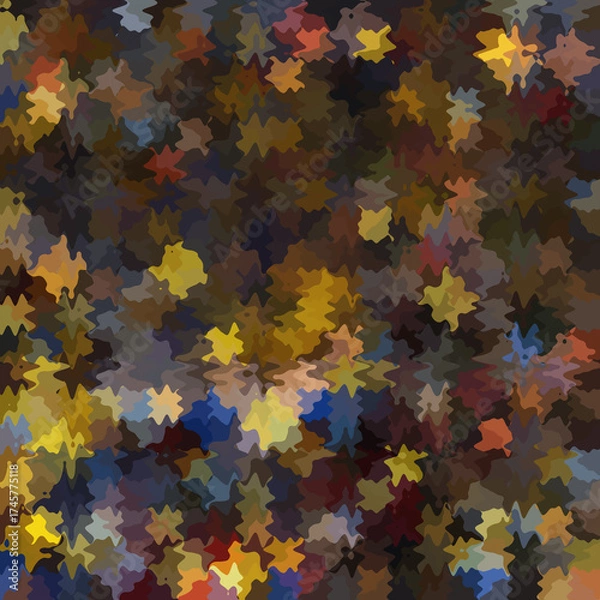 Fototapeta Colorful splashed abstract background. Splash effect and camouflage. Splattered backdrop.