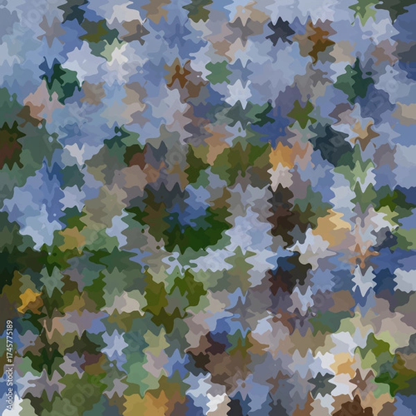 Fototapeta Colorful splashed abstract background. Splash effect and camouflage. Splattered backdrop.