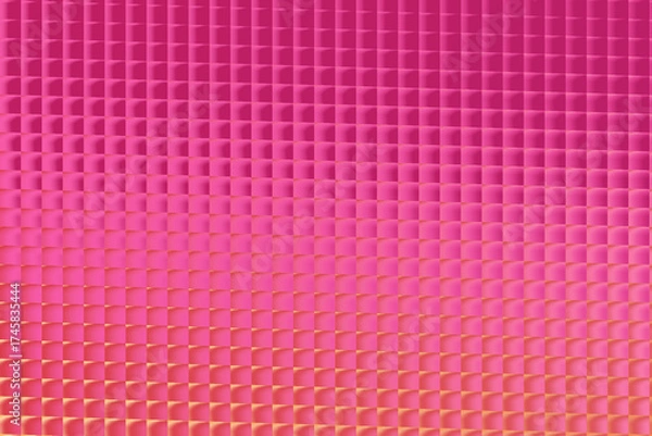 Fototapeta An eyecatching pink and orange gradient background with a textured pattern, creating a vibrant and modern aesthetic suitable for various design projects