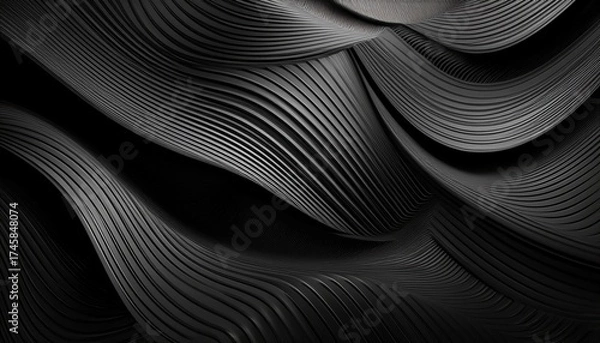 Fototapeta abstract surface metal black backround