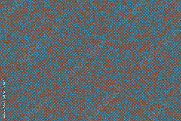 Obraz Abstract geometric pattern with blue brown and grey diamonds