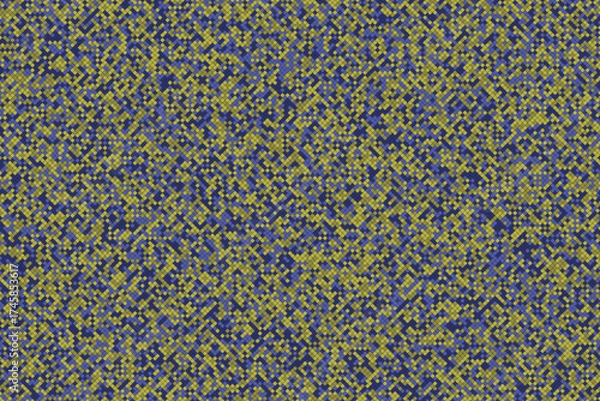 Obraz Abstract geometric pattern with squares in blue and green hues seamless design