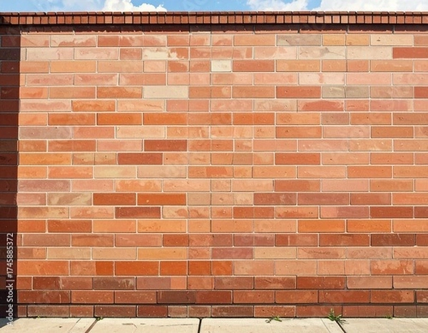 Obraz red brick wall