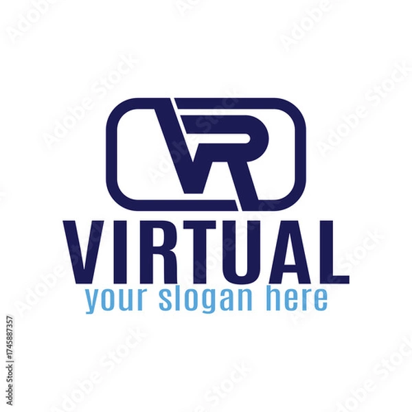 Obraz VR vector design logo 04.eps
