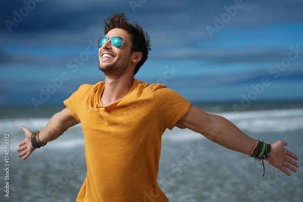 Obraz happy young man