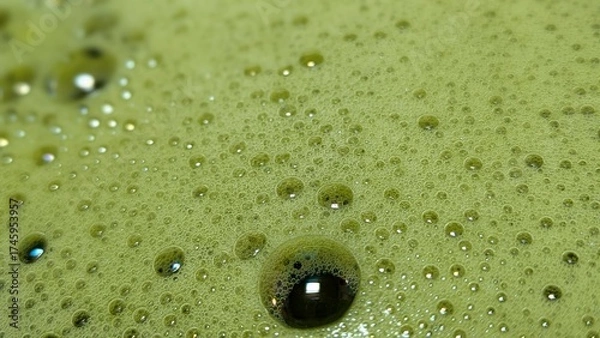 Obraz Matcha Foam Macro Series