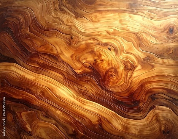 Obraz Dark Rich Wood Texture Background