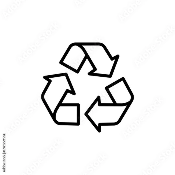 Obraz Minimalist Outline Delicious Burger with Cheese Layer Fast Food Icon