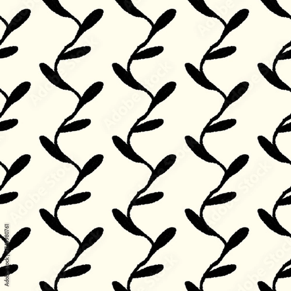 Obraz Leaves seamless pattern 