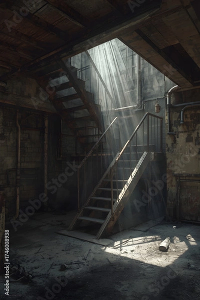 Obraz old abandoned house