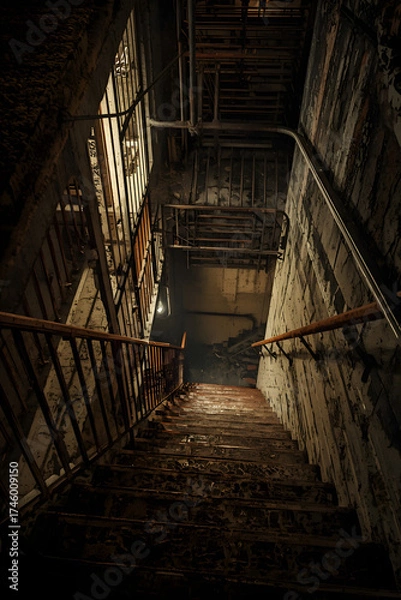 Obraz old abandoned house