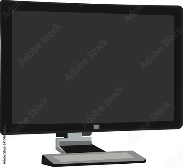 Obraz Minimalist computer monitor.eps