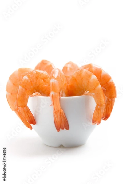 Fototapeta shrimp appetizer