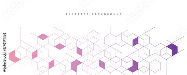 Fototapeta Graphic design element and abstract geometric background.	