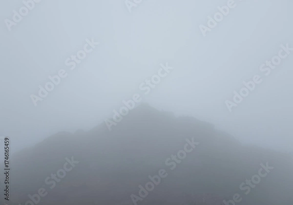 Obraz 濃霧の山頂